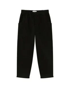 Pantalon large cargo en coton bio | noir "black max pants"