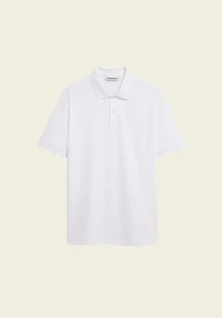 Polo en coton bio | blanc 