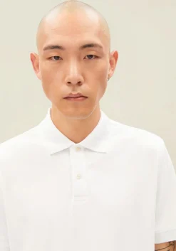 Polo en coton bio | blanc 