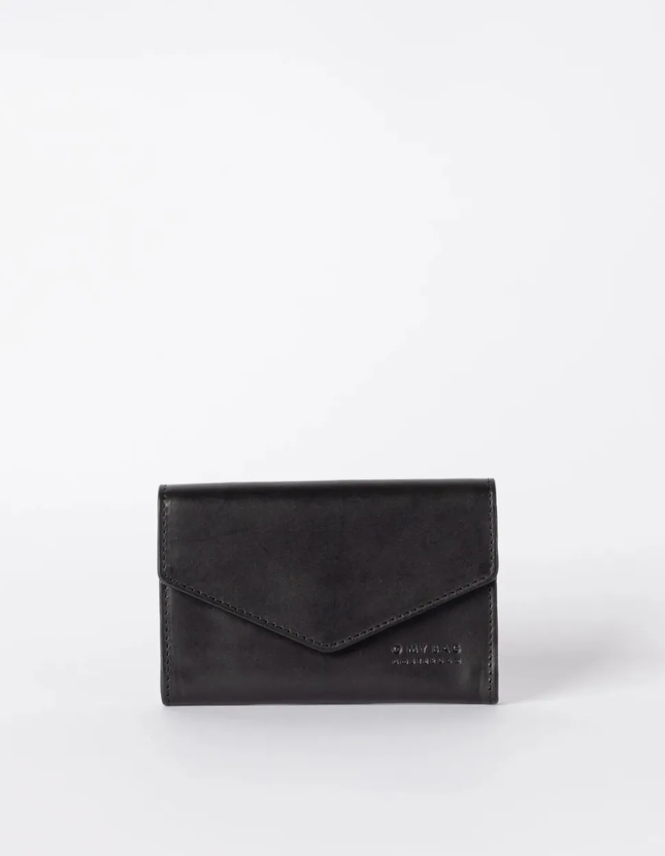 Portefeuille en cuir certifié | noir "jo's purse black leather"