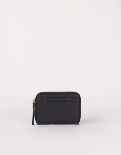 Portefeuille en cuir certifié | noir