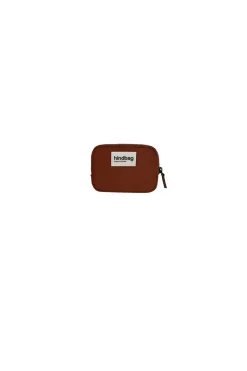 Porte-monnaie en coton bio | marron "lili chocolat"