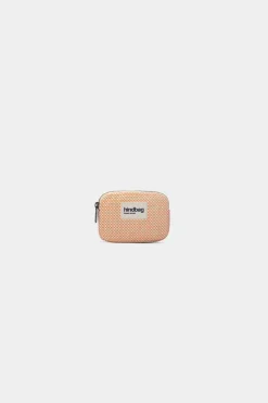 Porte-monnaie en coton bio | tressage corail "lili tressage corail" - tressage corail