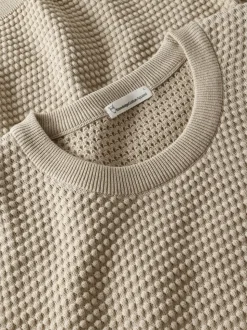 Pull en coton bio | beige 
