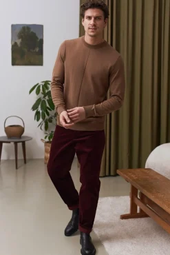 Pull en coton bio | camel 