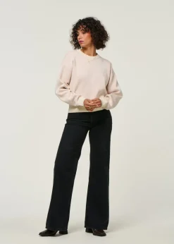 Pull en coton bio | écru 