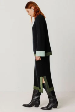 Pull en coton biologique | noir 