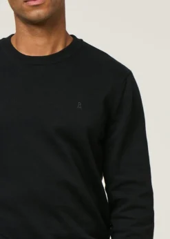 Pull en coton biologique | noir "loukaa knit sweater - black"