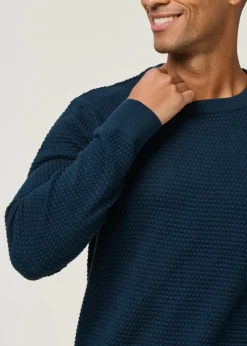 Pull en coton bio | marine 