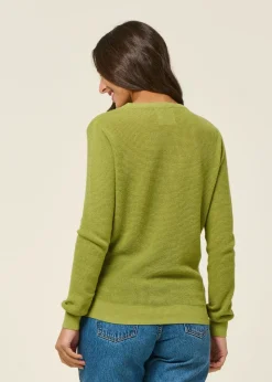 Pull en coton bio | vert 