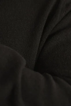 Pull en laine mérinos recyclée | noir