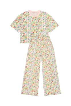 Pyjama long coton bio | pampa rose