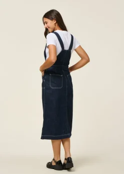 Robe denim en coton biologique | bleu 