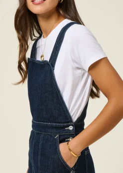 Robe denim en coton biologique | bleu 