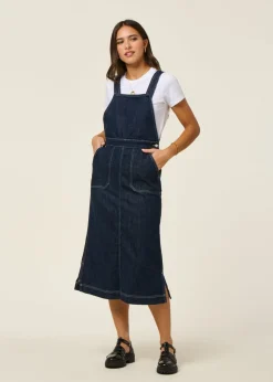 Robe denim en coton biologique | bleu 