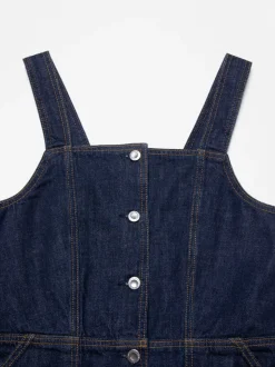 Robe en coton biologique | bleu 