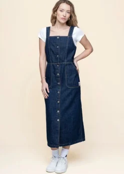Robe en coton biologique | bleu 