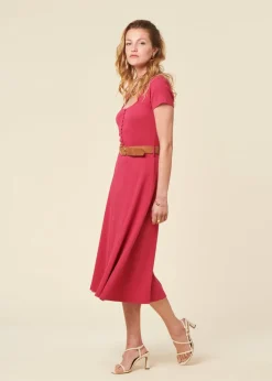 Robe jane fuchsia