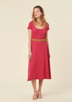 Robe jane fuchsia