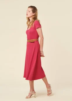 Robe jane fuchsia