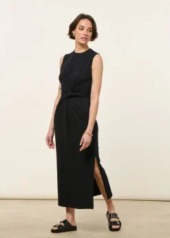 Robe valentina en coton bio | noir