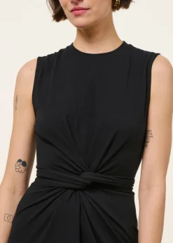 Robe valentina en coton bio | noir