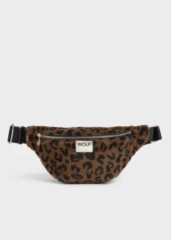 Sac banane matières recyclées | marron "simona waistbag - simona"