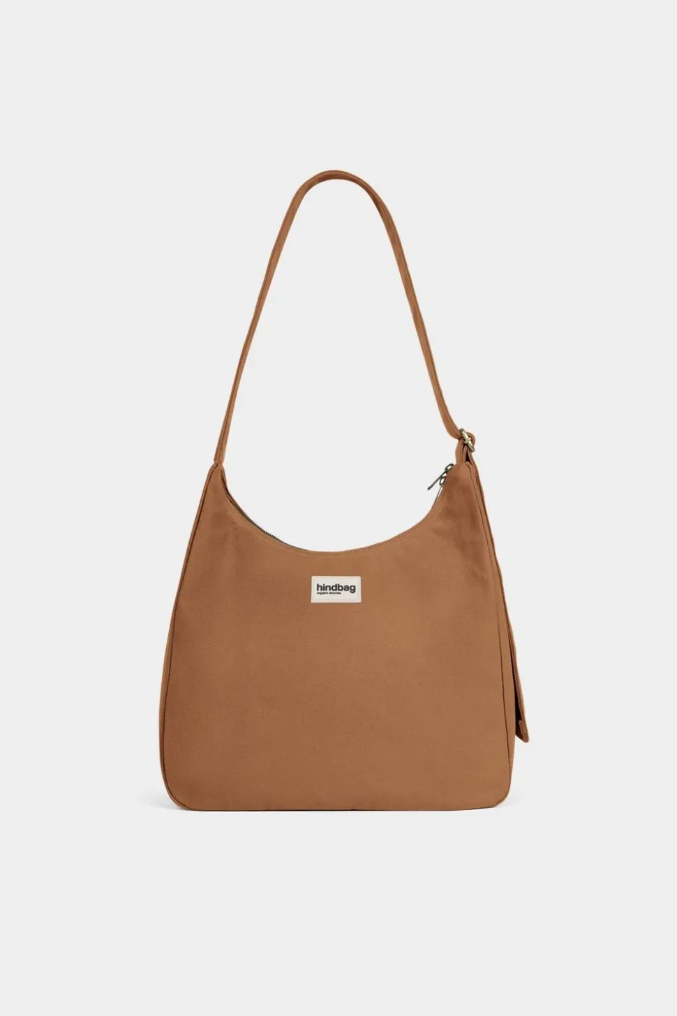 Sac bandoulière en coton biologique | cannelle "hobo claire - cannelle" - cannelle