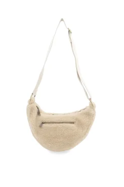 Sac bandoulière en matière recyclée | beige 