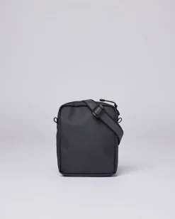 Sac à bandoulière 1l en matières recyclées | noir 