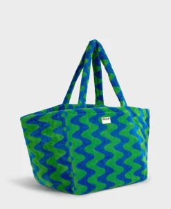 Sac cabas | bleu et vert "goa large tote bag - multicolor"