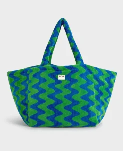 Sac cabas | bleu et vert "goa large tote bag - multicolor"