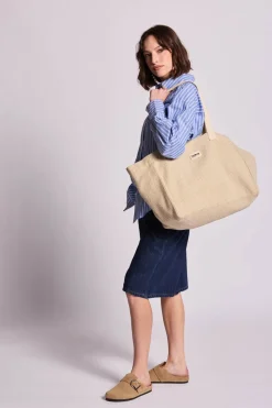 Sac cabas en coton bio | tressage nude 