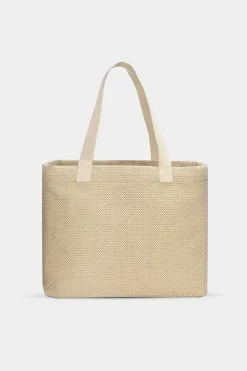 Sac cabas en coton bio | tressage nude 