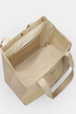 Sac cabas en coton bio | tressage nude 