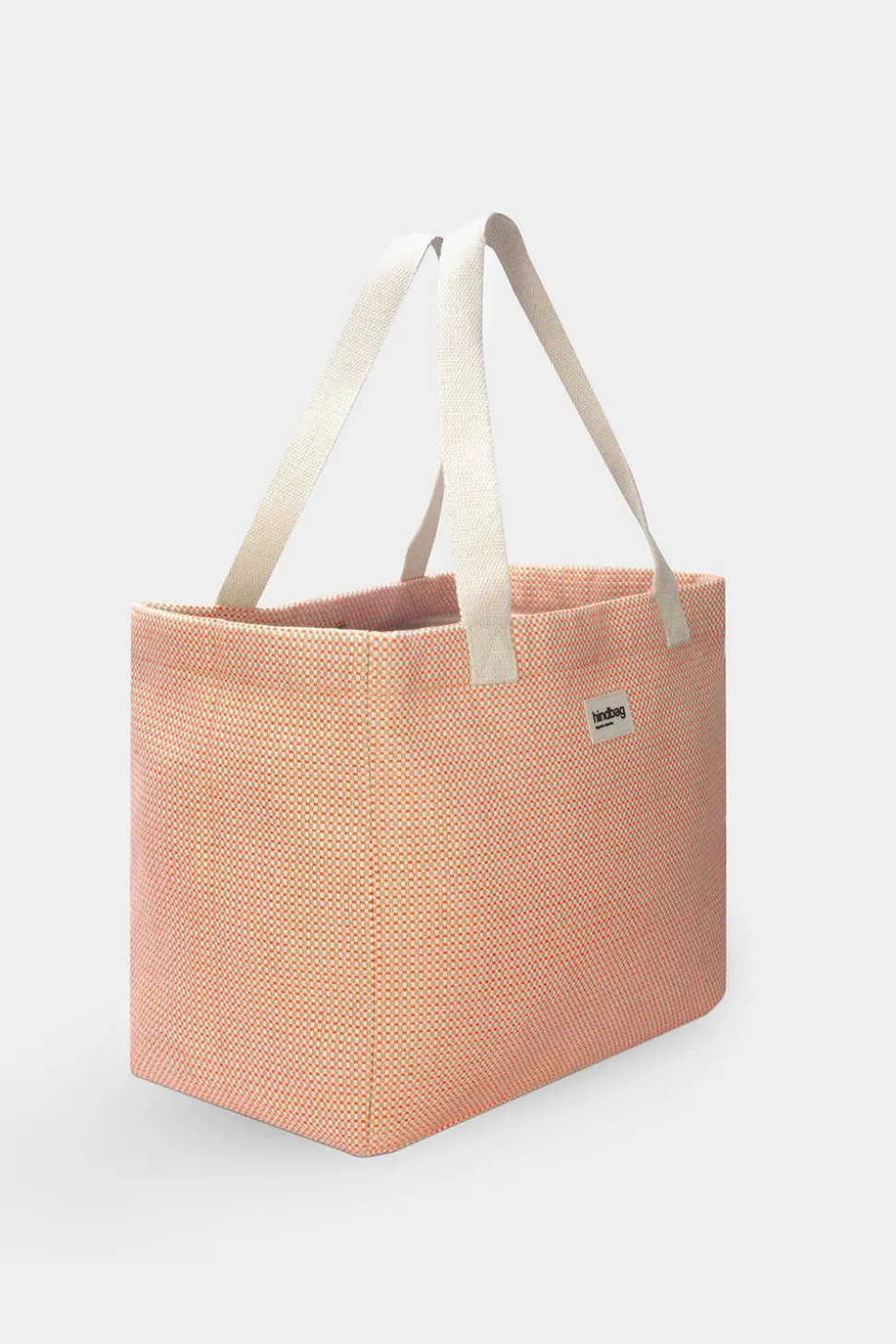 Sac cabas en coton bio | tressage corail "claude - tressage corail"