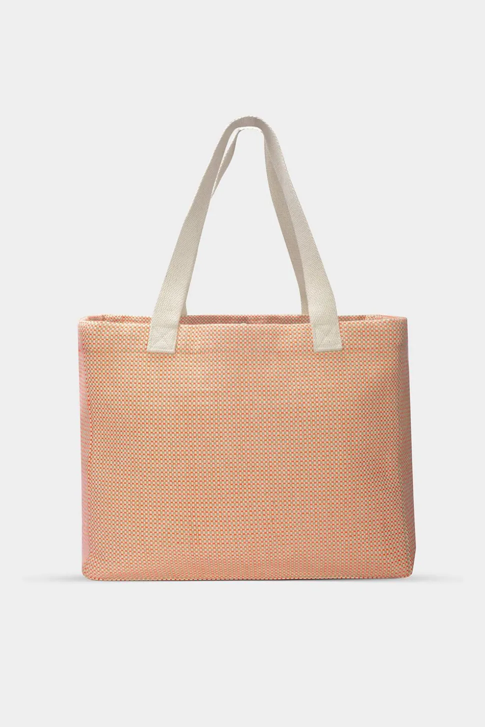 Sac cabas en coton bio | tressage corail "claude - tressage corail"