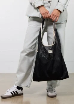 Sac cabas en matière recyclée | noir 