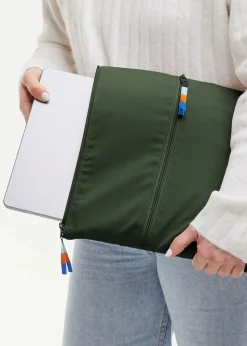 Sac à dos imperméable 26l en matière recyclée | vert "rolltop lite 2.0 algae"