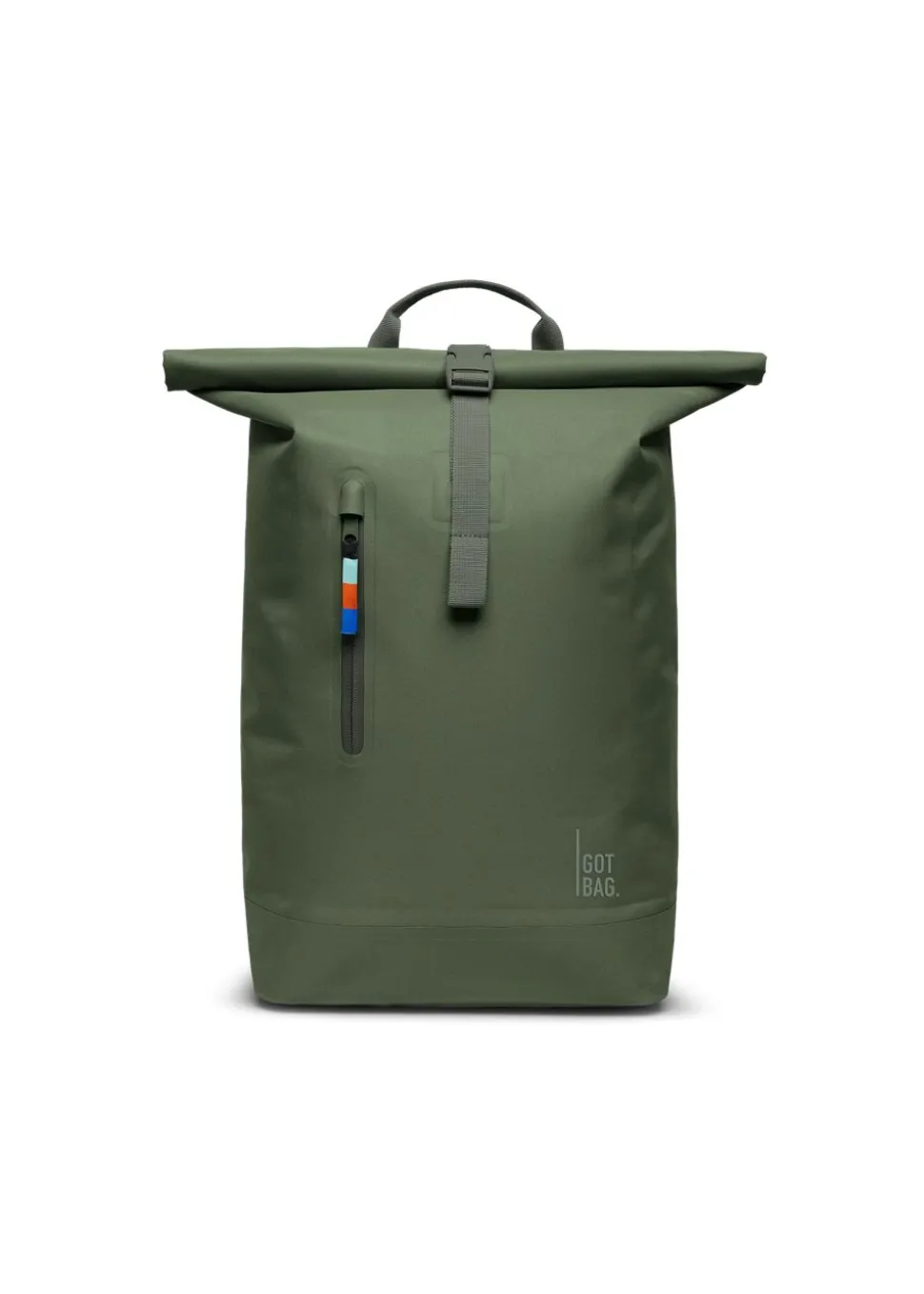 Sac à dos imperméable 26l en matière recyclée | vert "rolltop lite 2.0 algae"