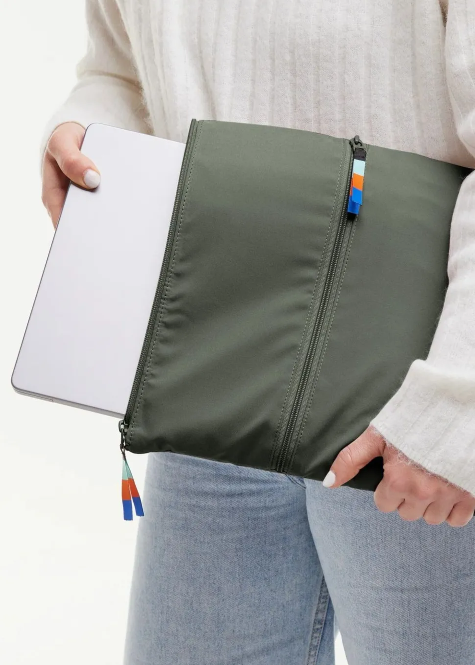 Sac à dos 31l en matière recyclée | vert "rolltop 2.0 algae"