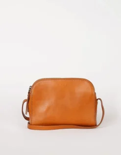 Sac à main bandoulière en cuir certifié | marron 