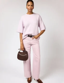 Sac à main en cuir certifié | chocolat " coco croissant chocolate soft grain leather"