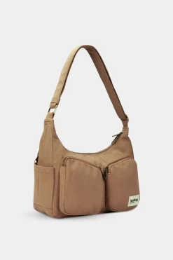 Sac multipocket en coton bio | cannelle "emile cannelle" - cannelle