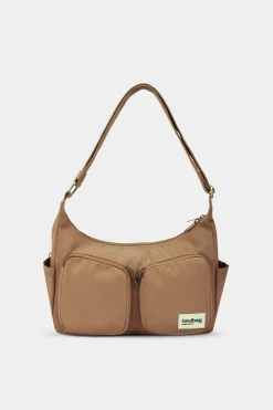 Sac multipocket en coton bio | cannelle 