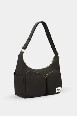 Sac multipocket en coton bio | noir
