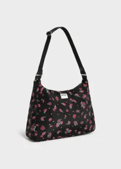 Sac épaule en matières recyclées | multicolor "bloom hobo bag - bloom"