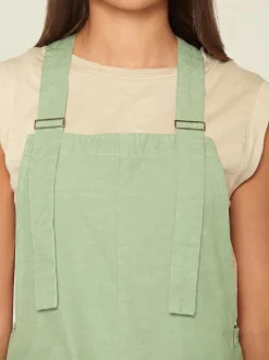 Salopette en coton bio | vert 