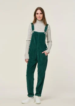 Salopette velours en coton bio | vert 
