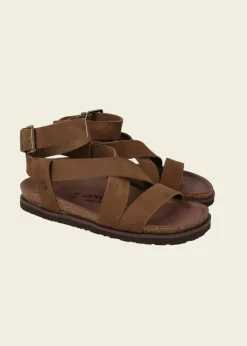 Sandales en cuir certifié | marron